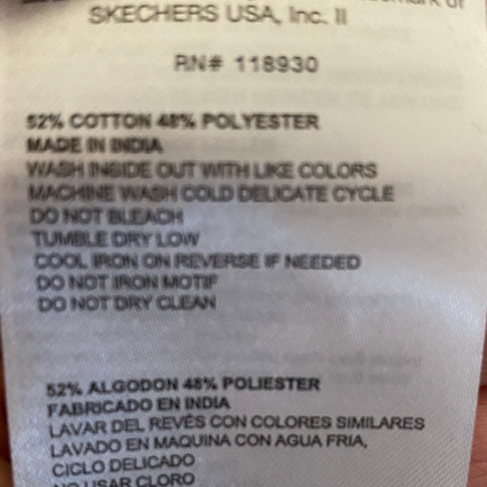 #S124- NWT Skechers Dreamy Escape Tee - Light Pink Graphic - 3xl - Picture 7 of 7